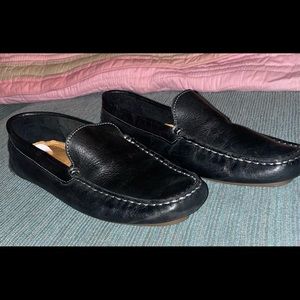 Sandro limited black soft leather slip on’s new without box
